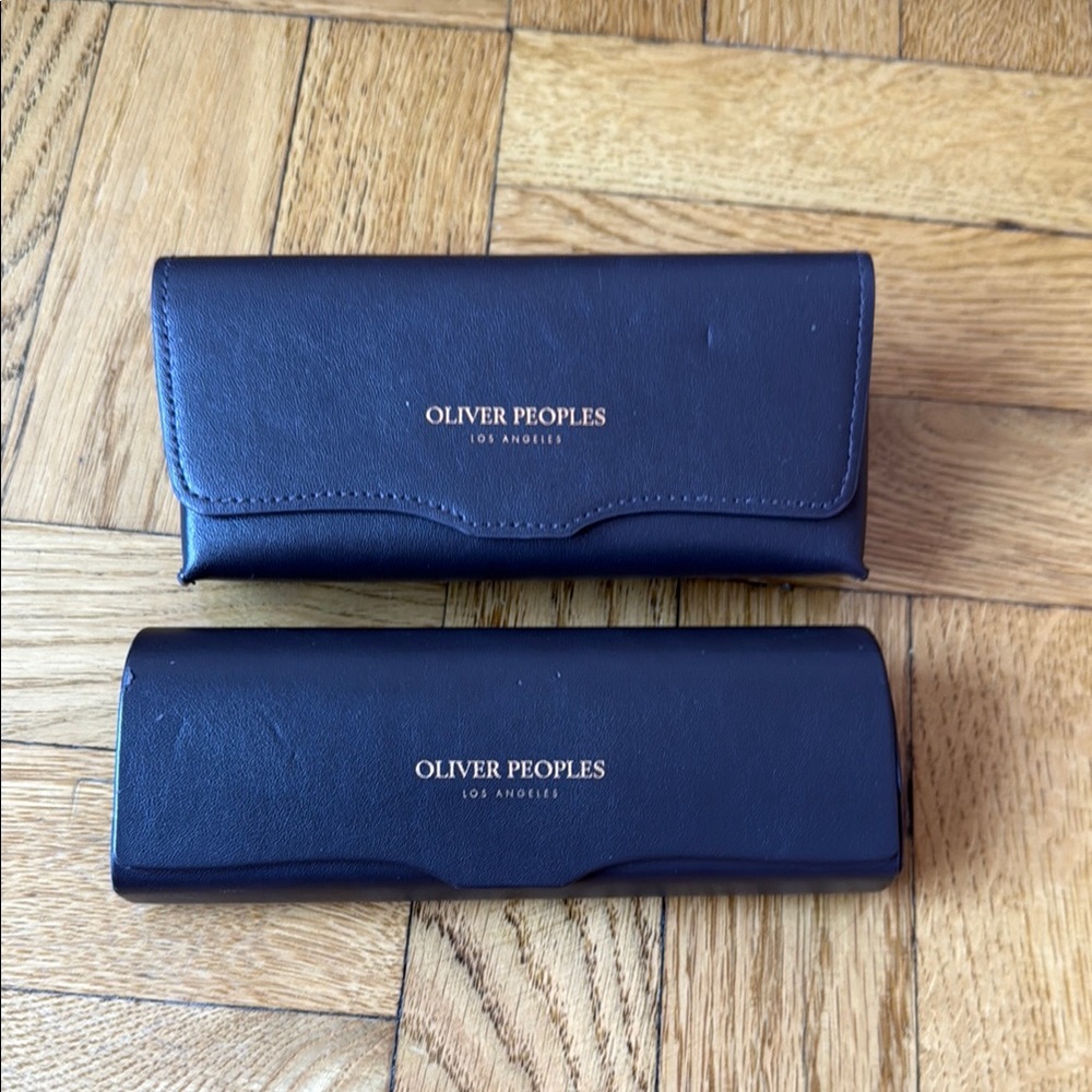 Oliver Peoples Dark Blue Eyewear Cases